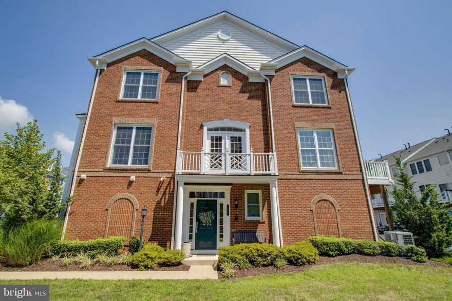 Oh so pretty..end TH w/beautiful Cherry hardwood flooring on main living level. Spacious LR w/ Gas FP/formal DR/Gourmet kit w/Convection cooking/hi-end SS appliances/island &casual dining w/deck access. Entry level bedroom/office/family room...you pick! Master suite w/ jetted tub/sep shower/double granite vanities.2 car gar. NEW Carrier HVAC. Wegmans/shops/eateries/I95 Rte 1 commuting lines nearby