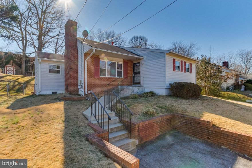 Welcome home! You don't want to miss this spacious two level rambler in Oxon Hill. This home features 3 bedrooms, 1.5 baths, all brick masonry fireplaces and main level living. Three generously sized bedrooms, one full bath, hardwood flooring throughout main level.  The newer windows, HVAC system and water heater makes this house a great value.  The fully finished lower level family room w/bar, fireplace, and an additional room  for an office, guest room, or exercise room. Two car off-street parking, ample street parking and option to modify wheel-chair access ramp additional parking spaces.  Rear deck overlooks large backyard which makes it great for entertaining and privacy all year around.  Quick access to I-295/I-95/I-495 to DC (5min) , Wilson Bridge to Northern VA (5 min), The National Harbor, Tanger Outlets,NEW Top Golf, Andrews Air Force Base, Boiling Air Force Base, etc. Close to everything including ample shopping, entertainment, schools, parks (walking distance to Henson Creek), recreation centers, and METRO. This home provides the perfect mixture of suburban living and city access!