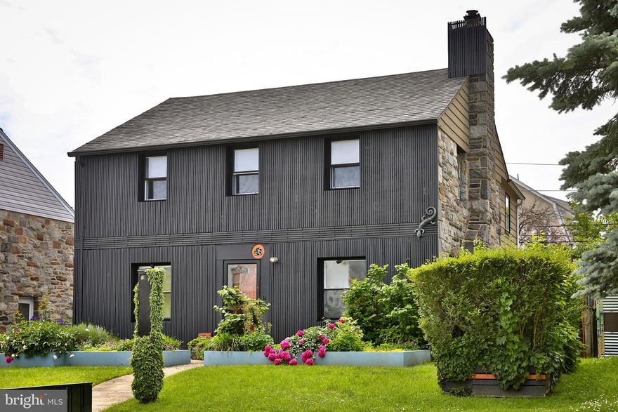 Beautiful single stone home updated with a contemporary flair, welcome to 416 Broadview Road. Incredible opportunity in Upper Darby Township centrally located Beverly Hills section! This 4 Bedroom, 2 Full Bathrooms and 1 Half Bathroom stone built single with attached garage offers over 1600+ square feet and functionality in this market! Upon arriving to see this lovely home, one will notice the professionally landscaped lot offering great curb appeal and generous size back yard with all the comforts of suburban living. This is a one-of-a-kind artfully designed home inside and out. Meticulously maintained and cared for with attention to details that shows in every corner of this beautiful home. As you enter the first floor, you are welcomed by a spacious living room with a wood burning fireplace and large open dining area, which is full of natural light and gorgeous hardwood floors flowing throughout the first floor. The home has been recently updated. The inviting eat-in-kitchen offers ample counter space, granite countertops, tile floor, modern ceiling fan, side door leading to the backyard for easy access to the garage and backyard. The second floor features a master bedroom with a newly renovated full bathroom. There are three perfectly sized bedrooms on this level – spacious in size with access to the newly renovated hall bath as well as a hall linen closet. For additional storage there is access to a floored attic. Be sure not to miss the wonderful finished basement with fantastic potential for gathering, working out or an at home office.  The lower level also includes ample storage space, a half bath and laundry area. The well-manicured back yard has a patio, rear fenced yard and private parking. Additional Features Include: Roof 2019, central air, shared driveway, one car attached garage, fresh interior paint.  Located in the Beverly Hills section on a beautiful one-way street close to shops, restaurants, schools, public transport and nearby trolley stops for transportation into Media or Center City, Philadelphia.  This place is truly one of a kind, and an absolute must see!