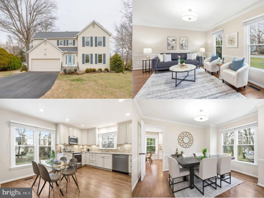 Open Houses: 5–7 PM Thursday, January 15 | 5–7 PM Friday, January 16 | 1–3 PM Saturday, January 17 | 1–4 PM Sunday, January 18

Welcome home to 9820 Westwood Manor Drive, a beautifully maintained colonial tucked away on a quiet cul-de-sac in the heart of Burke. Backing to peaceful trees and offering timeless curb appeal, this warm and inviting 5-bedroom home is the perfect blend of comfort, style, and location.

Step inside to find hardwood floors flowing throughout the main level, complemented by updated fixtures and thoughtful details throughout. French doors open to the elegant living and dining rooms—ideal spaces for hosting holidays, celebrations, and memorable gatherings. The recently updated kitchen shines with vanilla cabinetry, granite countertops, and stainless steel appliances, offering both function and charm.

The vaulted ceiling of the family room, with a pair of skylights and a cozy gas fireplace is perfect for relaxing on chilly evenings. Sliding glass doors lead to an updated Trex deck with sleek black spindles, creating a seamless indoor-outdoor connection and the perfect setting for summer barbecues and morning coffee surrounded by trees.

Upstairs, the spacious primary bedroom features a walk-in closet and private ensuite bath. Three additional bedrooms and a full hall bath complete the upper level. The finished lower level offers incredible flexibility with a fifth bedroom, full bath, and a bonus room ideal for a home office, gym, or hobby space, plus a utility/laundry room and abundant storage.

Additional highlights include a 2-car garage and a location that truly can’t be beat—just moments to Burke Lake Park, shopping, dining, the Burke Centre VRE, and major commuter routes. Zoned for the highly desired Lake Braddock school pyramid.

This meticulously cared-for cul de sac home offers the space you need, the setting you want, and the lifestyle you’ll love. Don’t miss the opportunity to make it yours. VA ASSUMABLE LOAN at 2.25%!