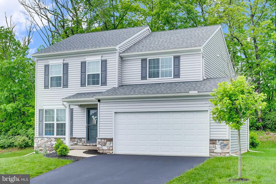 Welcome to this beautiful 4 bed, 3.5 bath home in the wonderful Heatherwoods community. Close to major routes yet set in a quiet neighborhood, this beautiful home boasts over 2800 of finished square feet, finished basement, 2 car garage, paver patio and set on a cul-de-sac. Enter the home into the foyer where you can see straight through to the backyard. To the left you will find a flex room with built in cabinetry, currently used as a playroom but could easily serve as an office or formal dining room. Straight back is a great open eat-in kitchen/family room. The family room has cozy carpet, gas fireplace and windows looking out to the backyard. Wide open to that is the beautiful kitchen with plenty of cabinetry/granite counter space, pantry, a large eat-in bump out with large windows along the back wall and a slider helping to fill the the kitchen with tons of natural light. Toward the garage is an adorable mudroom built-in perfect for a catch all space coming in off the 2 car garage. Here is also a powder room tucked away. Upstairs, stairs located off the front foyer, are 4 bedrooms, 2 full baths and a laundry room. The primary is plenty big with one closet in the main bedroom. The en suite has a large stall shower, double vanity and a walk in closet through the bathroom. The 3 additional bedrooms are all ample size with large double door closets. The hall bathroom sits at the end of the hall, adorable with a tub/shower combo with the laundry room at the opposite end of the hall. This is plenty big for a side by side washer/dryer and some storage above. Last but not least is the beautifully finished basement. This is great additional square footage. Could easily be used for a guest space, play space, sports cave, whatever you may need! There is also a full bathroom down here, egress window and plenty of storage space. The back patio is just lovely for grilling and entertaining off the full back of the home overlooking the backyard. Out front is the cul-de-sac, perfect to let the family play or simply for parking when guests are visiting. You do not want to miss this! Just 6 years old and still feels so new! Scoop this up before it is gone!!