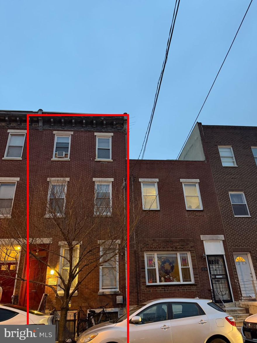 Welcome to the 1228 S 10th ST triplexes  building .This house features a high ceiling, creating a spacious and airy atmosphere inside. The backyard is particularly long, offering ample outdoor space.  It updated with a new roof in 2023, the home is well-maintained and ready for new owners. Located in Passyunk Square neighborhood, it provides convenience with easy access to schools, shops, and public transportation. Additionally, this property generates a monthly rental income of $5,460, making it an excellent opportunity for investors who is looking for cash fllowing. With its appealing design, generous outdoor area, and desirable location, this house is perfect for buyers looking to invest in a profitable rental property.