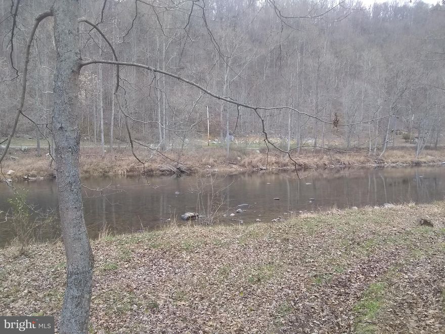 Cacapon River Front Lot, 1.59 acres on the water, with 20 x 24 pole building ,septic and drive installed. build.  Level land with mature hardwoods,  Fishing ,swimming and canoeing all await you here,  now is the time to purchase your WV escape.  Camp for now and build later.