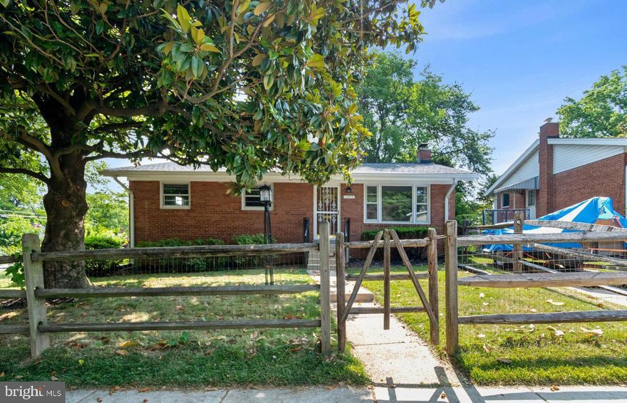 Fall in love with this all brick, remodeled 2-level home in sought after Garrett Park Estates in Kensington. Move-in ready home features 3 bedrooms, 2 renovated full baths, and a lower level awaiting your finishing touches. The heart of the home, the kitchen - is fully renovated with new floor, cabinets, lighting, stainless-steel appliances and granite countertops.  The main level is freshly painted with gleaming newly sanded and stained hardwood floors throughout. The basement is primed and ready for paint, lighting and new flooring.  Walk out to a backyard patio on a fenced corner lot. This property is conveniently located a short distance from the MARC Train, Strathmore Music Hall, Grosvenor Metro, Whole Foods, shopping, restaurants, parks, Pike & Rose, 495, and 270. Driveway parking and plenty of street parking. Location, location, location! No HOA. Sold AS-IS with a 1-year home warranty of your choice.