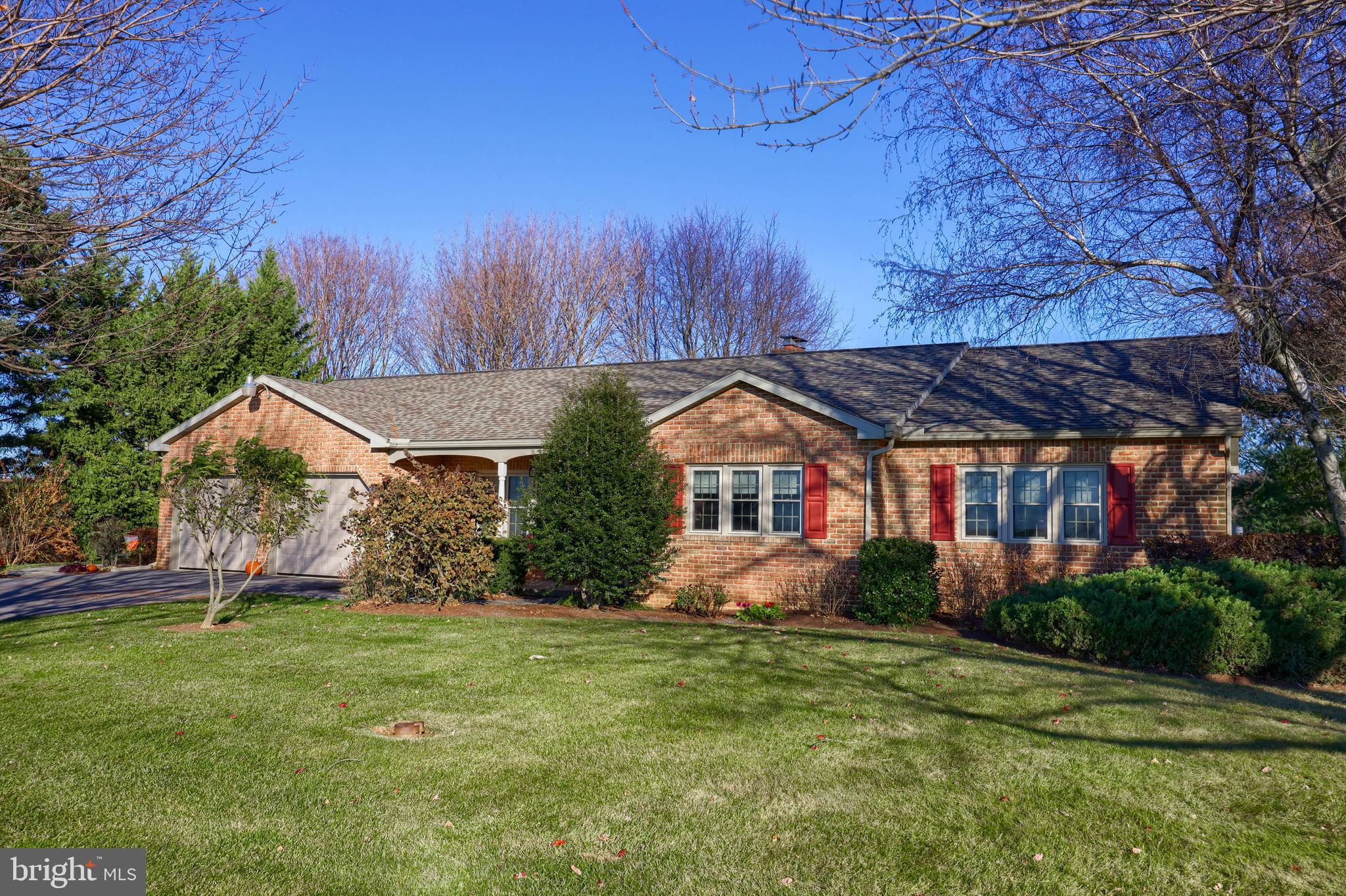 Nestled in the highly sought-after Lampeter-Strasburg School District, 881 Stively Road is a meticulously maintained brick rancher that offers the perfect blend of modern comfort and serene countryside living. Situated on 30.8 acres of preserved farmland, this property offers breathtaking panoramic views of the surrounding landscape, ensuring privacy and tranquility. The home features three spacious bedrooms, 1.5 bathrooms, and an attached two-car garage, complemented by a kitchen with elegant granite countertops and ample cabinet storage. Energy-efficient geo-thermal mechanicals add to the home's appeal, while the beautiful paver patio provides an ideal spot to soak in the scenic vistas. Equestrian enthusiasts will appreciate the barn stable with three stalls, and the large 27 x 34-foot steel outbuilding offers plenty of space for storage or projects. Preserved through the Lancaster County Farmland Trust, this property is a rare opportunity to own a piece of Lancaster County's cherished farmland. Don’t miss the chance to make this exceptional property your own!