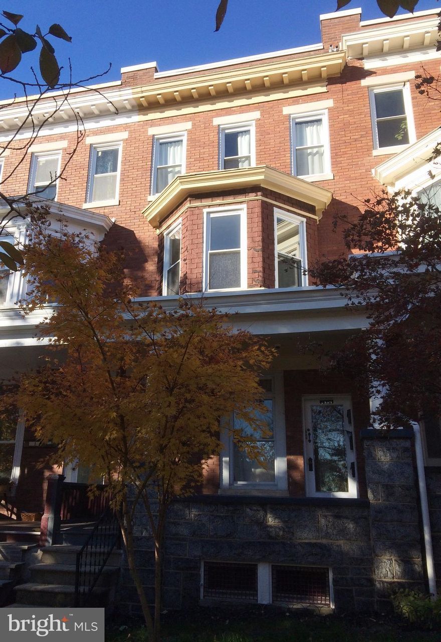 Fully leased 3 unit Charles Village townhouse offers two 1 BR flats and 3rd floor studio apt. Generate additional income by renting parking space. Walk Score 90. Convenient to Johns Hopkins University, Union Memorial Hospital, Charm City Circulator, Hopkins Shuttle, Penn Station, Waverly Farmers Market, Peabody Heights Brewery, shopping, restaurants & coffee shops. Offered AS-IS. CVCBD surtax.