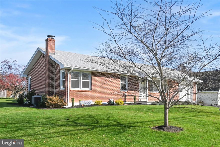 Solid, all-brick ranch offering easy, comfortable living on the outskirts of town. This charming 3-bedroom, 1.5-bath home features a one-car garage and a renovated kitchen with modern finishes and a brand-new roof and Carrier heat pump for peace of mind.

Enjoy the bright and cheerful family room addition off the kitchen and dining area — perfect for morning coffee, relaxing afternoons, or gathering with friends and family. The partially finished basement adds bonus living space with a cozy wood-burning insert, along with a convenient laundry area and extra shower.

Set on a spacious lot with private well and on-site sewage, this home combines town convenience with a touch of country privacy. Solid, comfortable, and ready now for the next occupant — this one’s a gem you won’t want to miss!