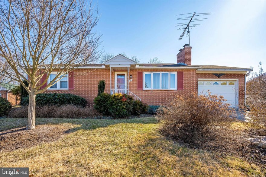 Solid brick rancher with a level backyard. This wonderful rancher is waiting for your personal updates. There is beautiful hardwood floors under the carpet in the original part of the house. The furnace and oil tank have been updated. The covered back patio is great for outdoor entertaining with friends. The backyard backs to open space for privacy  Need extra storage or workshop? You will love the detached shop/shed at the rear of the property.  The basement is framed and ready for you to put your finishing touches. All this located minutes from 2 colleges, shopping, and major commuter routes.  This property is part of an estate, and is being sold AS IS. Basement drywall and carpet were removed . Basement was treated professionally for Mold Documents provided in MLS