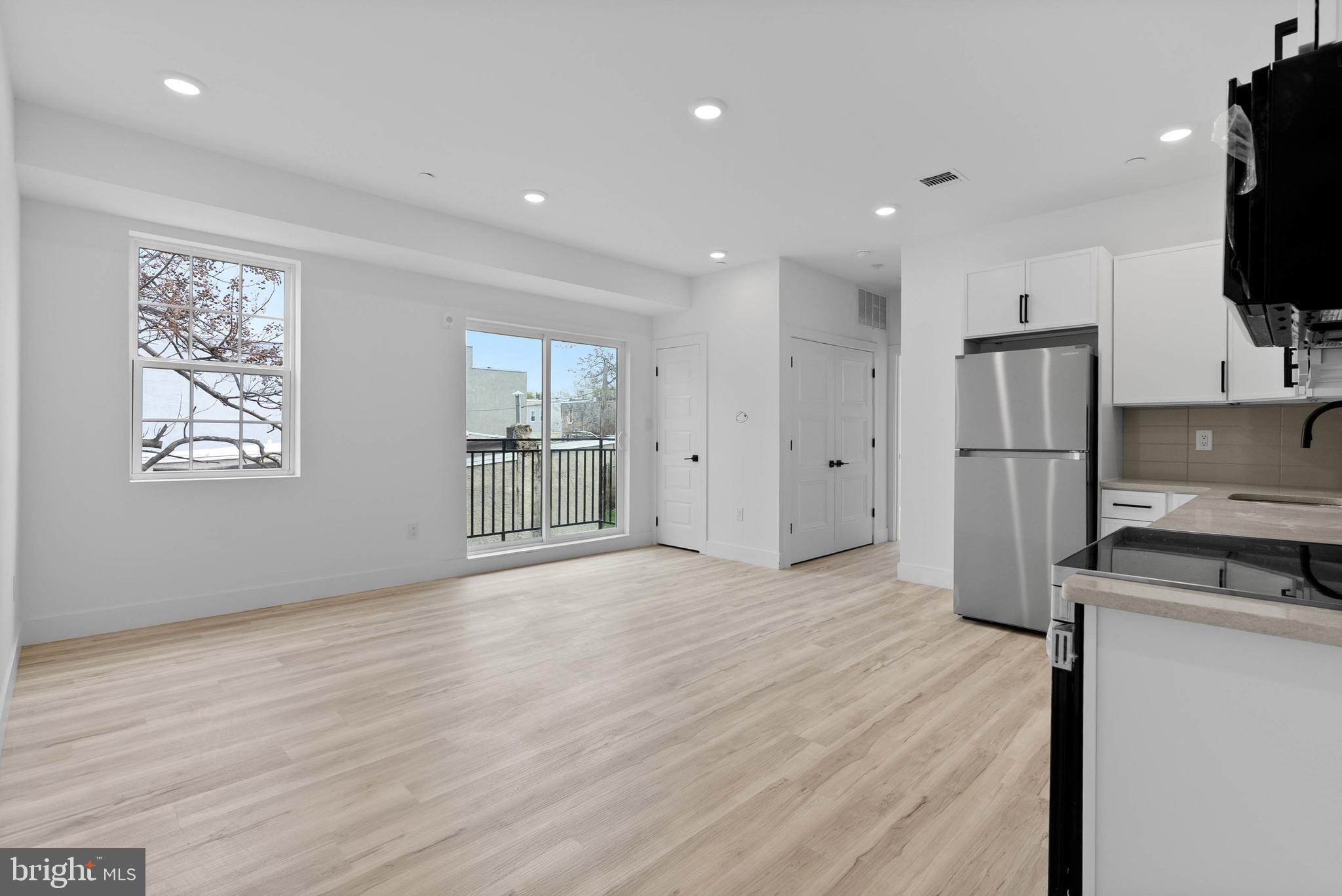 Be the first to live in this stunning new construction home located just off Temple University Campus and Norris Square! Unit 203 features 1 bedroom and 1 bath. Hardwood floors throughout with a kitchen island and modern stainless steel appliances. Large rooms with lots of natural light, central A/C and heating, as well as a washer & dryer for convenience. Complete with a shared roof deck, mail and package room, interior bicycle storage, and individual apartment storage units in the basement. Schedule your tour today!
LOWER DEPOSIT: ONLY FIRST MONTH AND SECURITY DUE.
Tenants are responsible for the following utilities:
Water $50/mo flat fee (up to 2 people)
Electric (based on usage)
No GAS
Internet
Text the listing agent for a video tour!