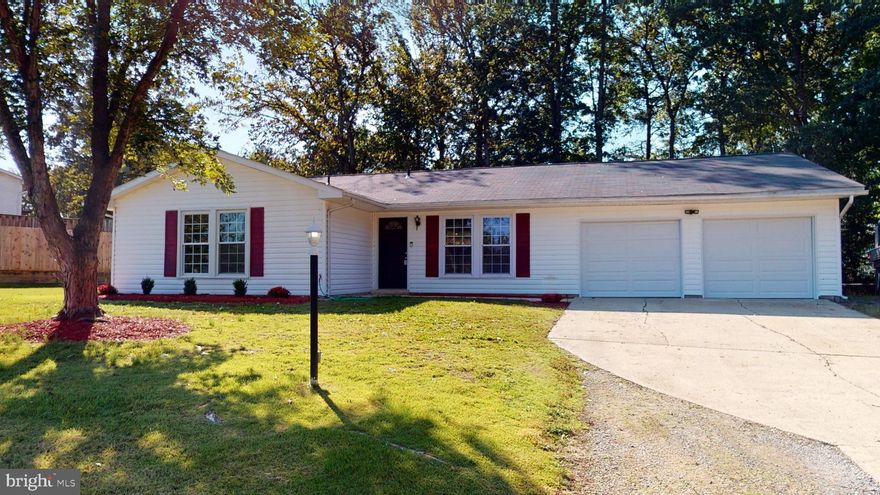 Fully renovated single-family One level Rambler with attached 2-garage in The Strawberry Hills subdivision in Bryans Rd, MD!  Its has been fully updated:  New carpet and flooring throughout. Granite countertop in newly designed Kitchen with Eat in Area, small office off the Kitchen! New paint,  cabinets, and new SS Appliances.  Please be mindful of the new carpet and remove shoes and also Comply with all COVID-19 requirements. (Thanks in advance) Just minutes away from 210, MGM Harbor and DC. This one is ready for a new Owner, Get here quick, it wont Last long!