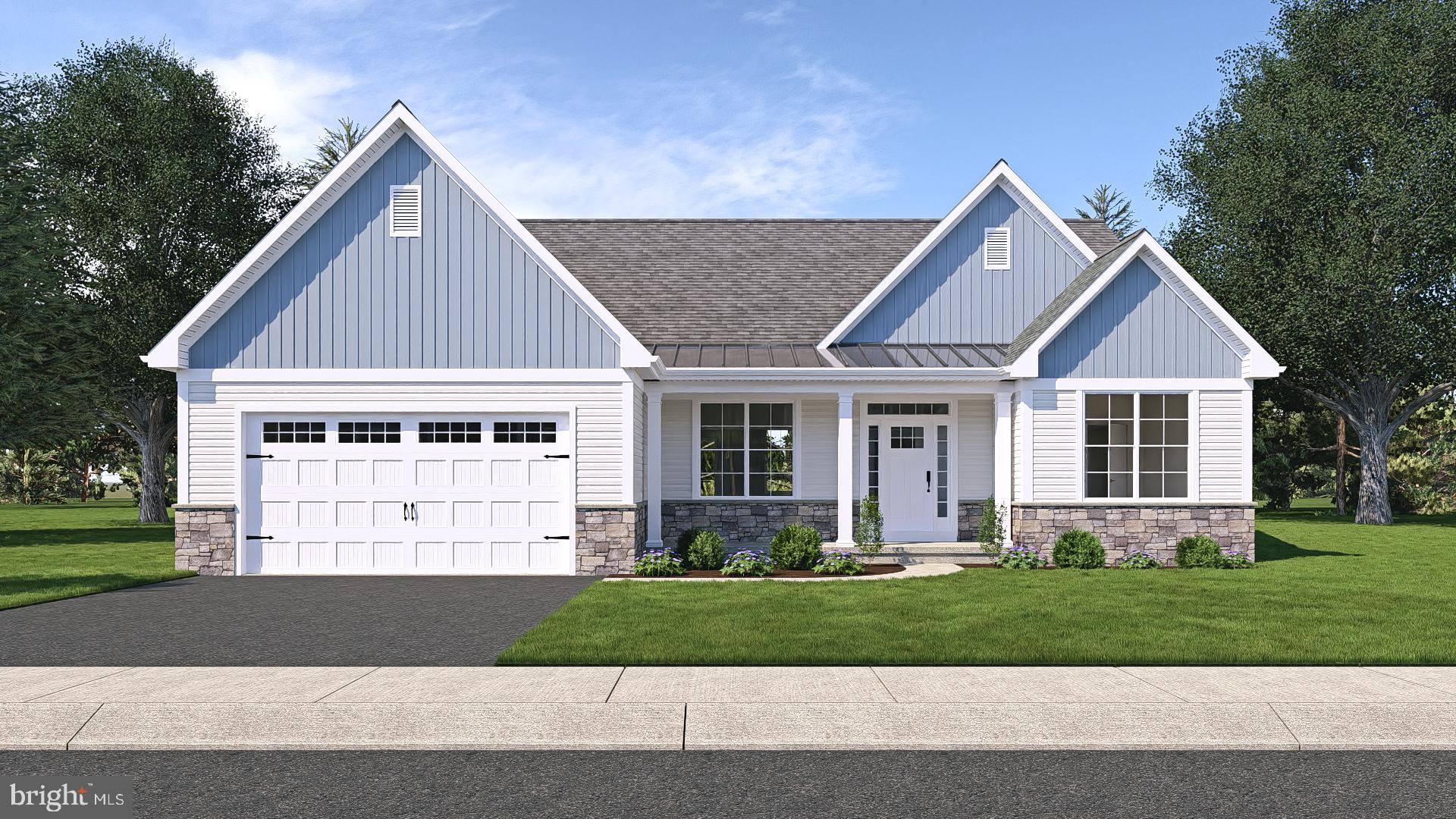 Model Home is located at 482 Winding Way
Open Tuesday 5-7pm and Saturday 1-3pm
Can’t find the home of your dreams? Then why not choose a beautiful new home constructed home by Horst & Son Home Builders. This Berkley model is affordably priced and thoughtfully designed for one floor living. This model features 9 ft ceilings, large windows and an open floor plan with Luxury Vinyl Plank flooring. You are welcomed by a Foyer entry and the adjoining Dining area. The Living room is spacious and open, yet inviting. The lovely kitchen offers soft close cabinets, a spacious island, pantry and stainless appliance suite. There is a strategically located mud room with built-ins, convenient access to the laundry and pantry.
The split bedroom design offers 3 nice-sized bedrooms, and 2 full baths. The primary bedroom suite is perfectly located to optimize privacy and has a walk in closet and a primary bathroom with double bowl vanity and walk in shower.
Outside you'll enjoy the covered front porch and a 12 x 12 rear patio.
River Ridge Hills is a new neighborhood with scenic views of the rolling river hills in Eastern York County. There are a variety of lots available. Some premium lots are available that can accommodate daylights basements, some are adjacent to the neighborhood common area and there are a variety which are connected by the walking paths throughout the neighborhood.
You'll appreciate the convenience of this great location with close proximity to the Eastern York Senior and Middle Schools, Sam Lewis Park, High Point Park, Cool Creek Golf Course, and Long Level Recreation Area with miles of boating. With just minutes to Rt 30, you are a quick commute to Lancaster or York.
Inquire today or stop by the model home for information on the variety of models available.
*While there are MANY features included which would be upgrades with some builders, many are included with the standard price. *