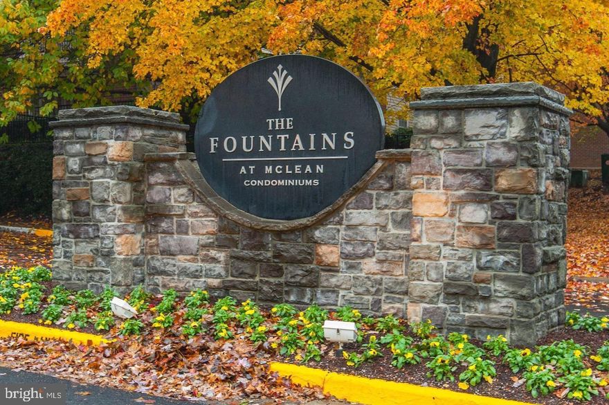 Don’t miss this beautifully updated 1 bed, 1 bath first-floor condo in the sought-after Fountains at McLean community—an ideal investment or personal residence offering exceptional value and style. This move-in ready home features a brand new kitchen with sleek quartz countertops, new luxury vinyl plank (LVP) flooring throughout, and fresh paint for a modern aesthetic. The open floor plan includes a spacious bedroom with a walk-in closet, in-unit washer/dryer, and a private patio facing the courtyard, complete with extra storage. Located just minutes from Tysons Corner, it's walkable to shopping, dining, and the Metro, with easy access to I-495 and major commuter routes. Enjoy fantastic community amenities such as an outdoor pool, fitness center with sauna, clubhouse, party room, and secure building access—shows well and is a must see!