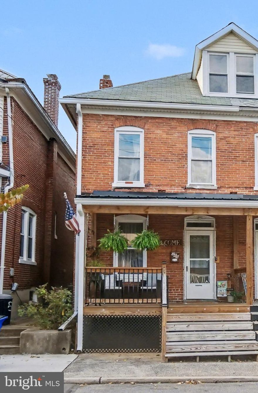 Charming Brick Duplex Packed With Updates!

Step into this 3-bedroom, 1-bath beauty offering 1,332 sq. ft. of well-kept living space — full of charm, character, and modern upgrades!

Updates You’ll Love:
Bathroom and Kitchen renovated. 
New first-floor flooring.
Front porch & rear deck.
Central A/C + natural gas forced air heat. 

Outdoor Perks:
Rear fenced yard — perfect for pets or a garden.
Rear balcony for your morning coffee.
Rear deck for spring and summer relaxing.
Public water & sewer convenience.

Bonus Spaces:
Walk-up floored attic for added storage or future finishing.
Basement with even more space to store, create, or expand.

Built in 1910, this home showcases hardwood floors on the 2nd level and original wood details that bring timeless charm to every room.

 A wonderful blend of history + updates — ready for its next chapter!

Contact us today for your private tour!