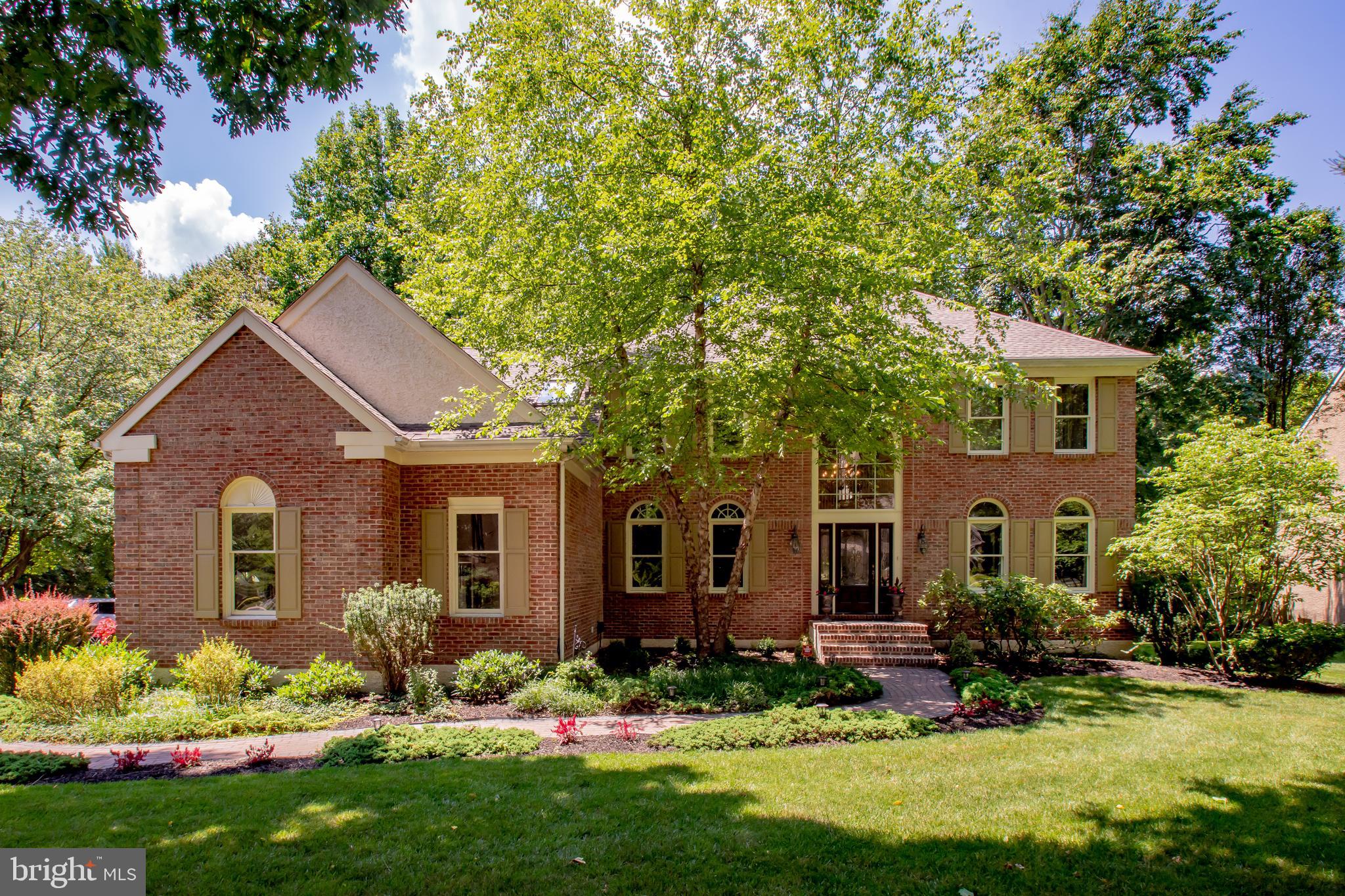 We are proud to present to you this beautiful prime .78 acre peaceful park like corner setting, set side by side with open space. Adorned by professional edging and islands, bordered by trees in rear. This special home and property is located in desirable Brandywine Ridge.  The square footage reads from the original builder documents  to be approximately 3382. Meticulously, lovingly, and gently cared for by original owners, with continuous no expense spared upgrades and a keen eye for enhancements.  Lighted serpentine paver pathway leads to the beautiful circular freshly pointed brick stoop, which proudly welcomes you to the beautiful woodtone and artisan glass door with sidelights .  Freshly painted shutters. Pre-listing exterior inspection and improvements done for you!  Welcome into the gracious foyer with it's curved staircase and tasteful chandelier, highlighting the lavish Palladian window. Hardwoods throughout the foyer, office, powder room, kitchen, eat in kitchen, stairway risers and 2nd floor hallway.  The living room and dining room areas will serve your gatherings quite well. The office behind double French doors boasts of built in bookshelves, cabinetry and desk. The tastefully remodeled kitchen focus is on the custom honey maple, soft close cabinetry, skylight, undercounter lighting, natural tile backsplash with upgraded polished granite counters and island. Accent your special pottery in the lighted waved glass accent cabinets.  This kitchen has the desirable added bump out and comes outfitted with Electrolux stainless appliances. Trash compactor, wine frig, pantry, complete this beautiful kitchen. The kitchen table partners with a triple window and deep sill, and overlooks the beautiful outdoor greenery.  Your popular open flow continues through to include the family room. This light and airy room captures your attention as it sports floor to ceiling built ins on each side of the gas fireplace.Cathedral ceiling with beams and skylights, ceiling fan, stereo speakers and French doors to the rear deck settng. Powder room, laundry room, and ample closets round out the first floor.  The second floor has a spacious master bedroom and separate sitting room with ceiling fan and sky light, entrance to floored attic space and custom walk in closet.  The remodeled master bathroom focus is on the stunning Amish built double vanity surround, granite and soft close drawers.  Enlarged glass and natural stone shower. Whirlpool tub with skylight above. The second bedroom is a Princess suite design with its own bathroom.  Two more bedrooms share a hall bath with double vanity and skylight.  All bedrooms are generous in size and have ceiling fans.  The basement has high ceilings, built ins, workshop, and loads of potential for creating even more finished space. Newer HVAC, hot water heater, upgraded roof.  Generous oversized three car garage with epoxy floor and command station for whole house central vac. Superb school district rankings, popular STEM program. Easy trek to Marsh Creek, parks, trails, trains, colleges, hospitals, turnpike, corporate parks, King of Prussia.  Endless shopping and dining options. This one is special.  You will pinch yourself when you call this tasteful charmer your very own home sweet home!