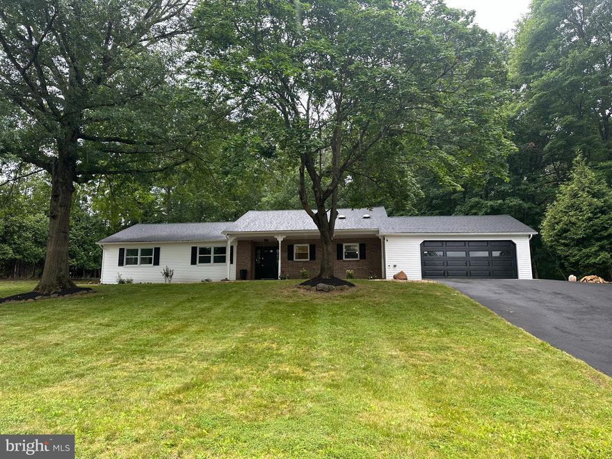 Super location for this 3 bedroom 2 full bath rancher in the award winning Upper Dublin School District. This home is within walking distance to two township parks and ideally located with quick access to shopping, restaurants, schools, PA. Turnpike and the train station. This home has been meticulously cared for and updated by the current owner. yow will find peace of mind knowing that most of the major components of this home have been addressed. The highlights are:  New roofing and siding in 2024, All new flooring on the first floor in 2021, new carpeting in the lower level in June 2025, New HVAC in 2024, New Gutters in 2024, new toilets in June 2025, Main Bathroom is currently being renovated and the week of June 30th new flooring and vanity will be installed. The open floor plan creates many options for furniture placement. The large windows in each room along with the two sets of sliders in the living area offer an abundance of natural light. The bordering woods offer a very private and peaceful setting for the back patio. The oversized two car garage and basement storage room are well equipped for all of your items as well as a possible workshop.  This home is truly move in ready, so schedule your appointment now!!!