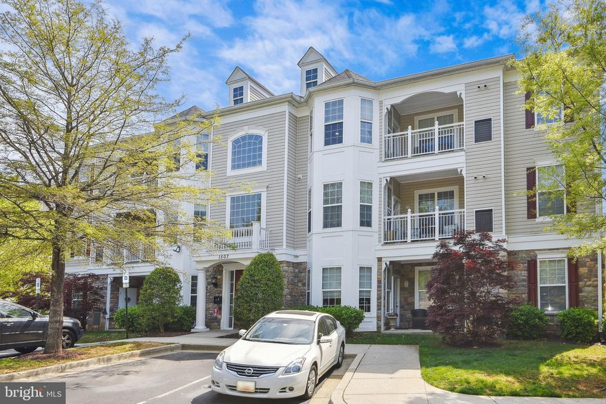 Contract offer deadline is Tuesday, May 2nd at 10:00AM. Rarely available, wonderful mid-level end unit condo, in elevator building, with entry level unit entrance located in Four Seasons at St. Margaret's Condominium, a 55+ community! You will love the delightful natural light that flows into the open concept living space. The living room has crown molding and access to private balcony. The large kitchen has 42 inch maple cabinets, granite countertops, breakfast bar, double sinks, and ceramic tile flooring. In addition, there is a casual light filled dining area. The primary bedroom has an attached den area (in some condos this room may be set up as a 3rd bedroom, since it has hall access as well), an ensuite full bath with ceramic tile shower surround and flooring, double sink vanity, linen closet, and walk-in closet. The unit also has a second bedroom, full bath, and in unit laundry space. Approximately 9' ceilings throughout. The tankless water heater was replaced in 2019 and the combined gas/electric HVAC system was replaced in 2021. The French door refrigerator was replaced in 2020. The unit is located on the 2nd floor of this building, so the balcony and windows have 2nd floor security and views, but the unit has a ground level entrance from building entry and parking lot area, so there is no need for stairs or elevator to get to the unit. The amenities in this community are sure to impress. They include clubhouse, outdoor pool, fitness/exercise room, billiard room, card table game room, party rooms with kitchen area, library, elevator, and more! Additional community elements include beautiful landscaped grounds, secure building, sidewalks, and streetlights. See the community website for more details: stmargaretsinannapolis.com. Enjoy nearby Historic Annapolis, Maryland Hall entertainment, shopping, restaurants, parks (including Sandy Point), bike trails, and the Chesapeake Bay waterways. Convenient highway access via US-50, RT 2, and I-97 to BWI Airport, Anne Arundel Medical Center, US Naval Academy, Washington DC, and Baltimore. Please NOTE: New owners, no smoking is allowed in the Clubhouse, in the unit (except for exempt residents), or on the condominium premises (see Bylaws on kitchen counter in unit for further details).