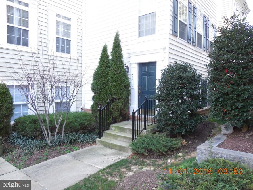 PRICE REDUCED FOR QUICK OCCUPANCY!  Modern living and convenience awaits you at one of Camp Springs most sought after communities. Exceptional 3 level Town Home rental; Very clean and freshly painted; 2 flat screen TVs convey! Custom blinds; 2 car garage parking; granite countertops; double ovens plus convection oven; washer/dryer; Cozy FP. Move in ready!  Walk to Branch Avenue Metro station!