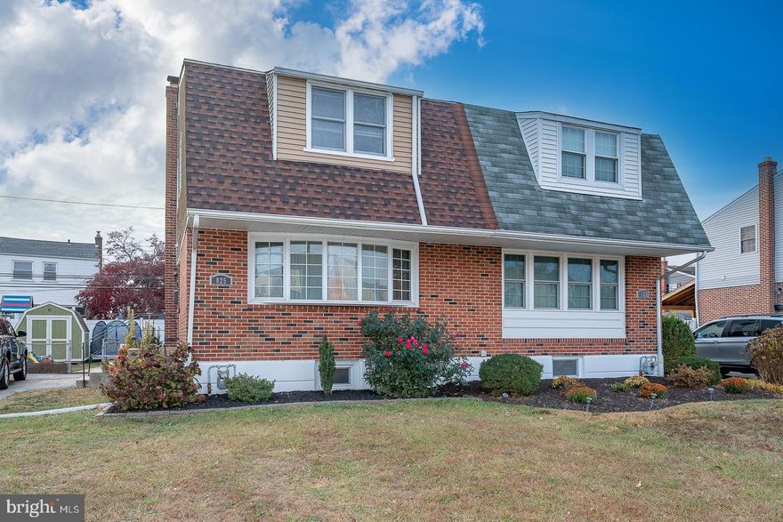 Welcome to 825 Hood Rd! Located in the heart of Ridley's desireable Swarthmorewood neighborhood, you'll find this fabulous 3 Bedroom 1 1/2 Bath twin with great updates from top to bottom! Starting at the first floor, find a spacious living room with good natural light from the updated bay windows at the front. The dining room flows from there and into a very tastefully refinished galley style kitchen. With a good workable layout, stainless appliances, gas cooking, butcher block counters, ceramic backsplash, and built-ins...the kitchen offers convenient access to outdoor grilling or dining at a great backyard covered patio. On the 2nd floor there's a good size primary bedroom with double closets, 2 additional bedrooms, the hall bath, and hallway custom storage area...with beautiful​ shiplap and millwork finishes on this level. The fully refinished basement offers more good living space with an open family room/office/playroom with recessed lights and its own sweet mini bar with bar frig too. A storage space and a utility/laundry area complete the basement with a walkout rear exit to the backyard. There's a good size level backyard from the patio area and a convenient shared driveway for off street parking. ​Conveniently located to great area shopping, parks, playgrounds, schools, dining, community events, public trans, and so much more nearby! Also close to I95, 476, Philly International airport! Don't miss this great opportunity​ to call this special gem home...come check it out!