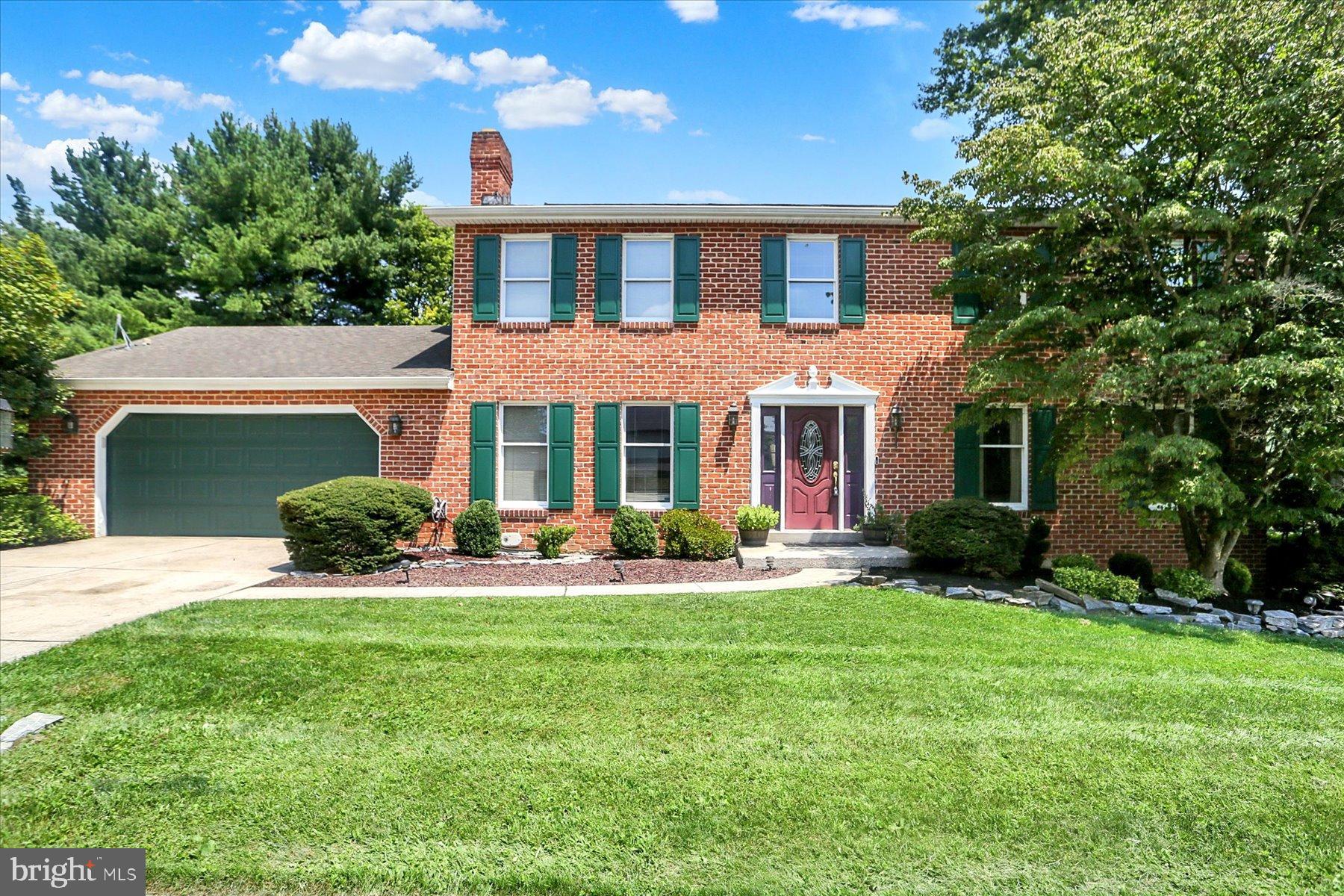 PRICE REDUCED! Located in the coveted community of Hampden Heights this home is the closest thing to rural living in a suburban environment. Rear yard backs up to a picturesque farm so a touch of country within the community. Plenty of room to grow with 4 generous bedrooms, 2 Full baths and 2 1/2 baths. Finished lower level with powder room. Large family room with wood burning fireplace and attractive brick hearth. The kitchen has granite counter tops and newer stainless-steel appliances, and adjustable color LED crown molding accent lighting.
Sliding door leads to a new 12 x 20 composite deck with view of the pristine farmland. Hot tub is in good working order and may convey or be removed.
New premium Alside vinyl siding, soffit, fascia, gutters & downspouts installed 2014. A 10 x 16 storage shed was added in 2015.
Large 2 car garage with extra depth for additional storage.