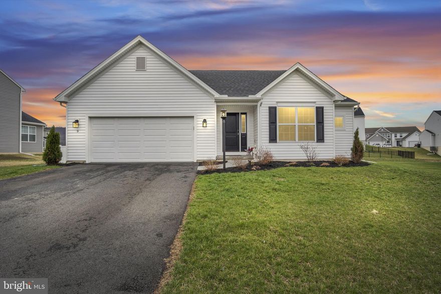 Nearly new construction—without the wait.

Built in June 2025 by Berks Homes, this beautiful 3-bedroom, 3-bath ranch in Stone Mill Estates offers modern living with upgrades already complete. Even better, the home is still covered under the builder’s warranty, providing added peace of mind for the next owner.

The open-concept layout creates the perfect space for both entertaining and everyday living, while the private primary suite offers a comfortable retreat. The lower level features a dedicated home theater setup ready for movie nights, plus a large unfinished space ready for a gym, game room, or additional living area. Outside, the fully fenced backyard is already finished, saving you the time and expense of adding one yourself. Skip the build timeline. Skip the extra upgrades. 

Move right in and start enjoying life in Stone Mill Estates.