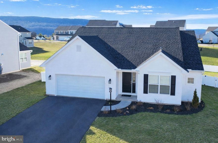 Nearly new construction—without the wait.

Built in June 2025 by Berks Homes, this beautiful 3-bedroom, 3-bath ranch in Stone Mill Estates offers modern living with upgrades already complete. Even better, the home is still covered under the builder’s warranty, providing added peace of mind for the next owner.

The open-concept layout creates the perfect space for both entertaining and everyday living, while the private primary suite offers a comfortable retreat. The lower level features a dedicated home theater setup ready for movie nights, plus a large unfinished space ready for a gym, game room, or additional living area. Outside, the fully fenced backyard is already finished, saving you the time and expense of adding one yourself. Skip the build timeline. Skip the extra upgrades. 

Move right in and start enjoying life in Stone Mill Estates.