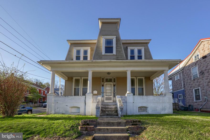 Check out those LOW TAXES!!! Built in 1865, this amazing 5-bedroom, 2 full bath home, situated in the heart of Mohnton Borough, within the Governor Mifflin School District is an absolute diamond in the rough! This home is not on the historic registry and needs a little TLC but is not far off from being a spectacular single-family home or money-making investment property. The home has a covered front patio that overlooks the Mohnton Park System, with sports playing fields, walking path, stream, and one of the most popular community parks in all of Berks County within a short walking distance. The home also boasts and extremely large covered rear patio, perfect for entertaining, a very nice back pard, large enough for a garden or an above ground swimming pool, and a one car detached garage with storage underneath. This home has 9' high ceilings on the main level with oak hardwood flooring, leaded and stained glass around the front entry door, and a beautiful hand carved oak newel post and railing leading up to the second floor. There is a main level bedroom and full bath with walk-in tiled shower on the first floor as well, a full dining room, and a recently updated eat in kitchen, with all appliances remaining. The entire home has replacement windows, and a recently installed natural gas, forced air heating system. There are four very nicely sized bedrooms on the second floor, all served by a full family bath, with shower tub combination. This really is an awesome real estate opportunity with low annual taxes, lots of room, at a great suburban location. Set up you private showing today!!!