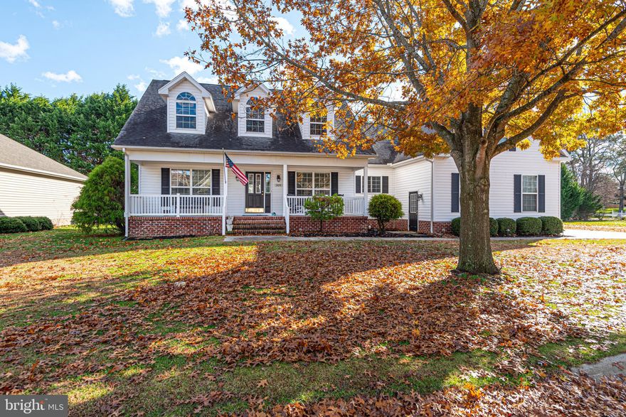 Now available on one of the coolest and sought after streets in Berlin! This 1.5 story property has been so well maintained you will think it's new! When you first enter from the quaint front porch, adorned with rocking chairs and bench, you walk into the open living area with beautiful hard wood floors, gas fireplace and very spacious open floor plan. Kitchen features Silestone counters, stainless appliances and a well-placed island and bar so when you're entertaining your guests you can cook and host while overlooking the entire living room and dining area! The first floor has a split floor plan with the ensuite master bedroom, laundry room and finished garage at one end of the home while at the other end of the first floor
there are two additional bedrooms, and a full bath sits in the middle. From the master bedroom you can enter the rear screened porch, where you overlook the rear yard with nice storage shed. You can also access the porch from the dining area as well. But the real surprise is the large bonus room over the garage with an entire floor of roughed of 800+- square feet of storage and or finish it off for more living space. This beautiful property will go fast so do not delay.