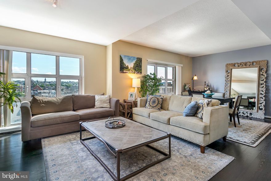 Here's your chance to live right on the water on the edge of Harbor East.  This residence is over 1400sf with a balcony and expansive windows across the living space.  Wonderful East views of the city and walking distance to many activities and shopping.   
Open living and dining space with wood floors extending into both large bedrooms, the primary bedroom has the bath onsuite and a large walk in closet.  The second bedoom and bath are welcoming on the opposite side of the unit. 
This building offers 24-7 front desk service , 24-7 fitness center , indoor heated pool and an outside deck area for residents and guests to enjoy.  One parking space transfers with the residence. 
Call today for your appointment.
