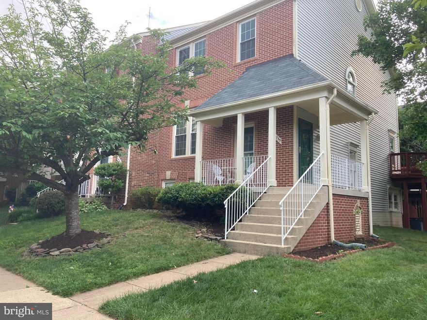 **Location, Location, Location! Spacious 1684 SQFT end unit townhouse in sought-after Sully Station. Four bedrooms with 3.5 baths. Move-in ready condition at the prime location of Centerville. A very convenient location to live in. Close to shops, restaurants, grocery stores, and more! Easy access to Route 28, I- 66.  Front porch, high vaulted ceilings, recessed lights, stainless steel appliances, hardwood floors, lots of windows! Brand new washer/dryer. Large living room, two fireplaces; spectacular formal dining room adjacent to a spacious and beautiful gourmet kitchen. Dining room exits to a nice deck.  Bedroom in the basement. Basement has full bath. Conveniently located walking distance to Community Pool. Other amenities include tennis courts.