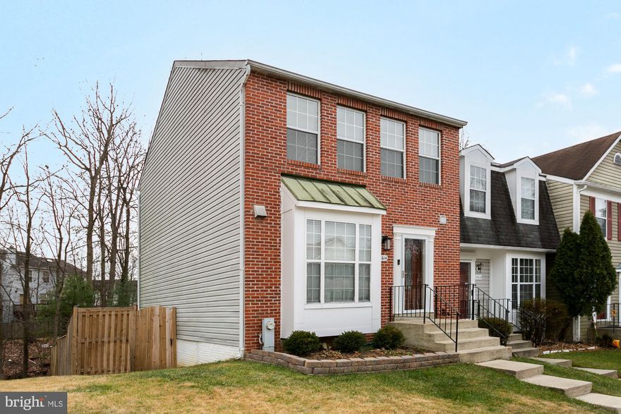 **** OFFER DEADLINE --- Sunday, January 23rd at 3:pm.  THIS HOME IS OCCUPPIED.  PLEASE DO NOT VISIT THE PROPERTY WITHOUT A LICENSED REALTOR. THANKS.  WELCOME TO YOUR NEW HOME! Release Pending.  Buyer's financing fell through.  This beautiful brick, end of group, open concept, 3 level, 3 bedroom, 2/2 bathrooms with fully finished walkout basement will provide ample space for all your needs.   The ground level features a large recreation room and a bonus room that can be used as a bedroom/office, a powder room and a storage room with a front-loaded washer and dryer and plenty of storage space.  On the main level, you will find full kitchen having a beautiful bay window and boosting updated cabinets, new stainless-steel appliances, ceramic flooring, counter tops, and new lighting fixtures.  Adjacent the kitchen is a spacious dining area with a new contemporary chandelier.  Spend the afternoon in the cozy family room or step outside to the large, newly stained deck overlooking the wooded common area.    Upstairs you will enjoy a large master bedroom with wall length closets, master bath including newly titled shower walls and shower door.  Other Improvements include installation of a brand-new HVAC system (12/2021),  new landscaping (6/2021), and fresh paint throughout the home. (12/2021).  The home has reserved parking and is located near ICC, 95, Route 29, and easily accessible to Baltimore and DC.  One year warranty included. House is being 'Sold As IS' But is in great shape.