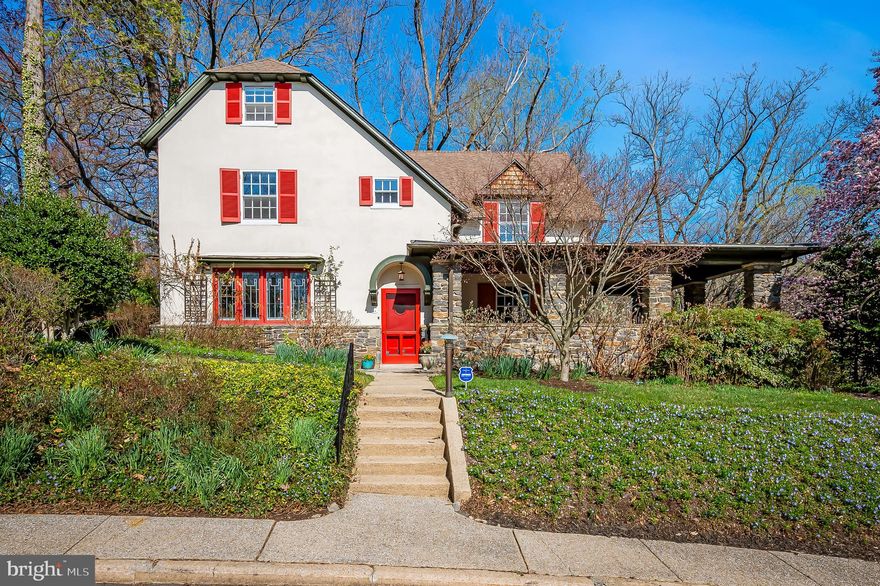 Offer deadline Tuesday, April 8th at 5:00pm. A Magical Retreat in Roland Park! Tucked away on a quiet, non-thru street, this classic 1910 Arts and Crafts home offers the perfect blend of historic character and modern comfort. With five bedrooms and two-and-a-half baths, this beautifully maintained residence provides a rare opportunity to own a piece of Roland Park history while enjoying a peaceful, nature-filled setting. A welcoming wraparound stone porch sets the tone for this charming home, offering the perfect spot to relax and take in the serene surroundings. Inside, a grand foyer with a sweeping staircase opens to generously sized rooms with original oak flooring, detailed moldings, and original built-in cabinetry, reflecting the craftsmanship of its time. The spacious living room is bathed in natural light from large windows and features a wood-burning fireplace, creating a warm and inviting space to gather. Just beyond, the formal dining room is ideal for entertaining, while the thoughtfully designed chef’s kitchen boasts soapstone countertops, an original built-in China cabinet, a wet bar and a large pantry closet. French doors lead to expansive tiered decks that extend the living space outdoors, where breathtaking wooded views and a cascading koi pond offer a private retreat in nature. Upstairs, the light-filled bedrooms overlook the treetops, including a versatile study perched above the gardens, perfect for a home office or quiet escape. Additional highlights include an updated dual-zone high-velocity central air system, a refinished lower-level family room, and a layout that flows beautifully for everyday living. Surrounded by greenery yet just moments from Roland Park’s amenities, this home is a rare find in one of Baltimore’s most sought-after neighborhoods. Experience the charm, history, and tranquility of 21 Merrymount Road—schedule a private showing today.