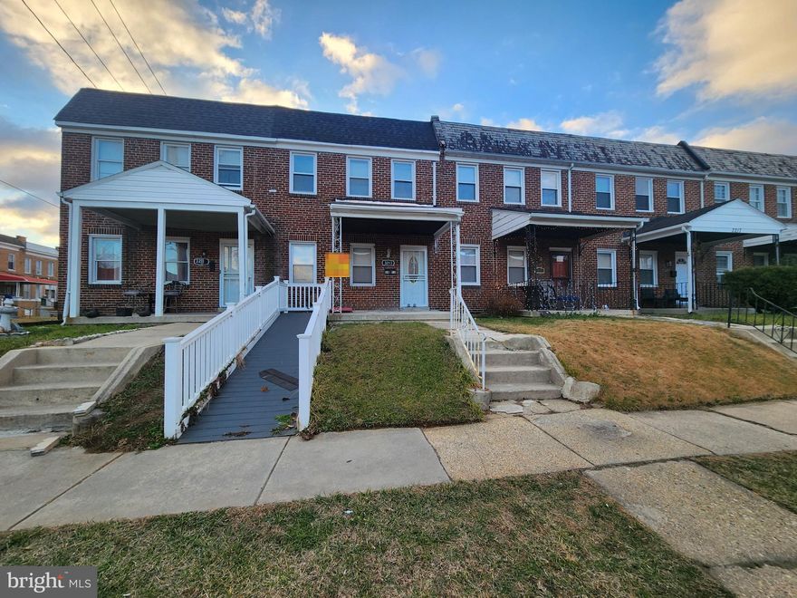ONLINE AUCTION: Bidding begins 1/29/2026 @ 10:00 AM. Bidding ends 2/2/2026@ 12:00 PM. List Price is Suggested Opening Bid. Deposit: $10,000. 

This two-story, porch front townhouse is located in the Central Park Heights neighborhood of Baltimore city. Residents can enjoy the nearby facilities and attractions such as the Rogers Ave Metro Station, and Pimlico Race Track. The property is vacant. The area provides easy access to major traffic arteries, Parks Height Ave and West Belvedere Ave, offering convenient routes to downtown Baltimore and other parts of the metropolitan area.

Demolition for the $400 million redevelopment of Pimlico Race Course began in 2025, marking the start of a major transformation for one of Baltimore’s most historic sports venues. The project, part of the “Pimlico Plus Plan,” will reimagine Pimlico as a year‑round racing and event destination, preserving its legendary heritage while adding modern facilities.
