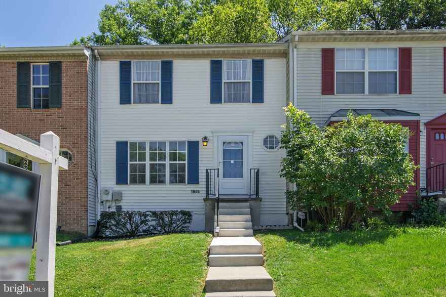 Don't miss these backyard views! Freshly painted throughout, this lovely 2 bedroom, 2 full bathroom home is located in a charming, quiet & well established Catonsville community. Recent updates include new exterior steps & railing, brand new front door, basement waterproofing system and french drain. LARGE bedrooms! Enjoy the fenced backyard that backs to trees! No HOA! Home Warranty included! Schedule a tour today!