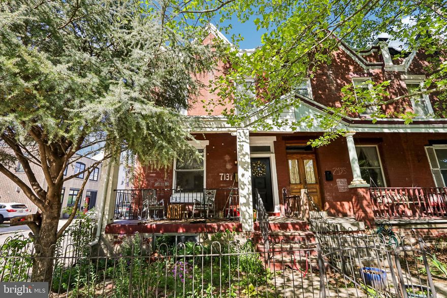 Nestled in the charming neighborhood of West Mt. Airy, this delightful end-of-row townhouse offers a wonderful blend of character and modern convenience. Featuring a classic straight-thru layout, the home showcases the timeless masonry craftsmanship that defines this sought-after area. Inside, you’ll find hardwood floors throughout, built-in shelving in the dining room, and a convenient main-level laundry room. With over 1,450 square feet of living space, the home offers three spacious bedrooms and one full bathroom, providing plenty of room to relax, work, or create. The large unfinished basement offers excellent storage and endless potential, with a separate room that could be transformed into an ideal wine cellar, workshop, or future recreation space. One of the standout features is the exceptional outdoor space. Enjoy your morning coffee on the front porch or host gatherings in the expansive rear yard—perfect for entertaining, gardening, or simply unwinding. Located just minutes from local parks, cafes, and unique neighborhood shops, this home offers easy access to everything Mt. Airy is known for, including tree-lined streets and a strong community feel. This is more than just a home—it’s a place to put down roots and make lasting memories. Don’t miss your opportunity to make this West Mt. Airy gem your own! Showing start Monday. Enjoy your Mother's Day Weekend and set up your appointment for next week:)
