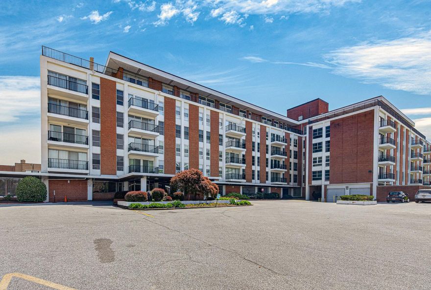 Welcome to this spacious, light-filled 2-bedroom, 2-bath condo in The Imperial Condominium, a secure, full-service elevator building with a front desk attendant and garage parking. This well-maintained unit features a sunken living room, open living and dining area, and a private balcony with sliding doors. The primary bedroom features an en suite bathroom. The condo offers great space and layout, with an opportunity for cosmetic updates to make it your own. Perfect for buyers looking to add personal touches while building value. The Condo Fee covers gas, electric, water, and basic cable for added convenience. On-site laundry available. Located near shopping, dining, and major commuter routes. Enjoy easy, low-maintenance living.