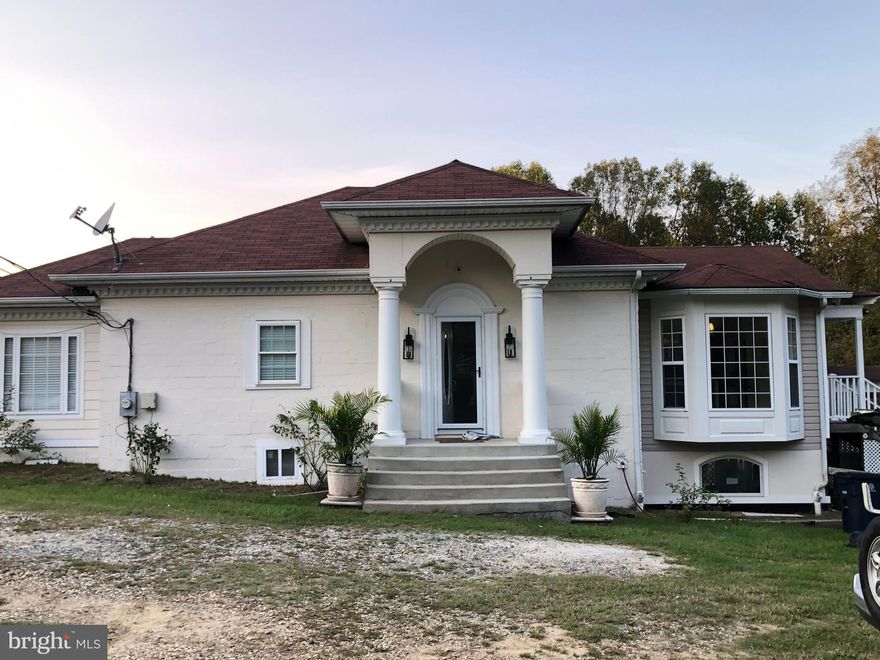 ** AVAILABLE AGAIN ** - SUPER CUTE CUSTOM SPANISH-STYLED CHALET - GREAT LOCATION IN HEART OF UPPER MARLBORO - PRICED TO SELL - PRIMARY BEDROOM WITH HUGE CUSTOM CLOSET AND ENSUITE BATH - CUSTOM KITCHEN WITH ISLAND AND ROOMY DINING AREA - WALK OUT TO UNIQUE DECK AND PATIO AREA FOR ENTERTAINING - FINISHED AREA OF BASEMENT HAS MANCAVE WITH ROUGH-IN FOR BAR, FULL BATH W/STAND-UP SHOWER AND GUEST ROOM - BASEMENT UTILITY ROOM - BASEMENT EXIT  - OVER 3 ACRES OF LAND FOR FAMILY ENTERTAINING, HORSES, GARDENING, EXTRA PARKING AND LOTS MORE - HUGE DECK WITH ABOVE GROUND POOL AVAILABLE IF DESIRED BY BUYER - CUSTOM PRINCESS  DOLL HOUSE PLAY GYM CONVEYS - SO MANY UNIQUE FEATURES - A MUST SEE