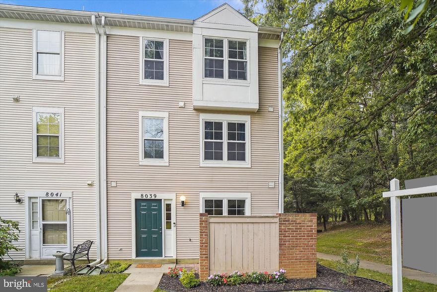 OFFER DEADLINE: All offers, if any, are due by Monday, October 2nd at 5pm. Offers will be reviewed on Tuesday, October 3rd. Sellers reserve the right to accept an offer prior to the deadline. 
You can't afford to miss this beauty! Spacious townhouse on three levels in a prime community.  Tucked away on a corner lot, this magnificent end unit town house is walkable to biking and walking trails.  Entering the main level, you are greeted by a generous sized living room and large kitchen.  Perfect for entertaining!  The entry level also includes a powder room.  The second floor boasts a primary bedroom with an updated primary bathroom.  The updated laundry room is conveniently located near the primary bedroom on the second level.  The third floor features two spacious bedrooms and an updated full bath.   Enjoy all the amenities Montgomery Village has to offer, including pools, clubhouses, tennis courts, shops and restaurants. Close to highways and major roadways.