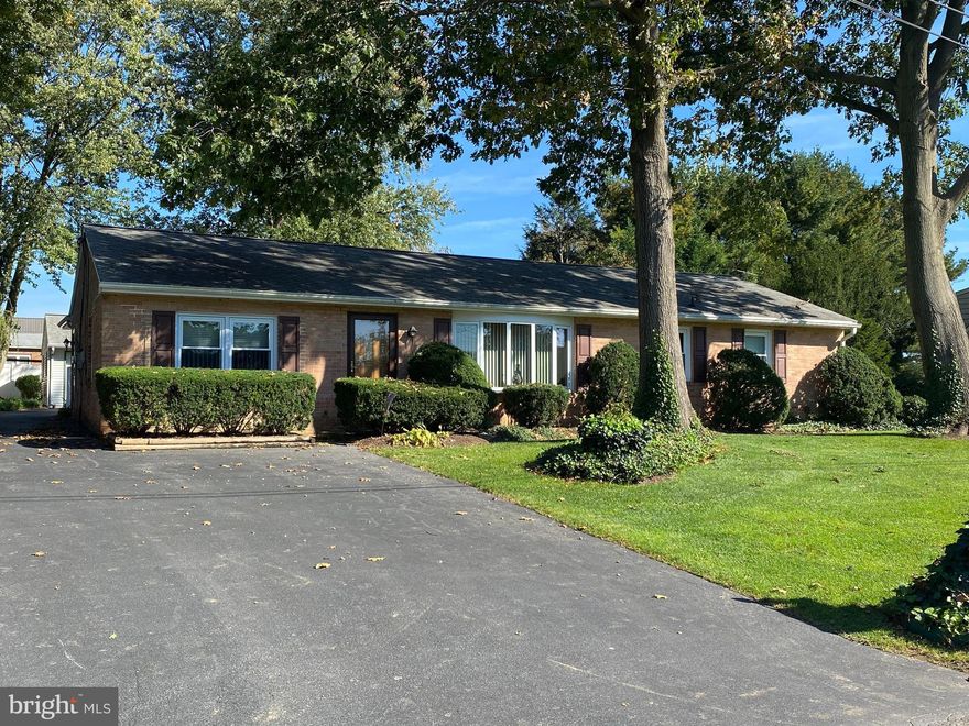 Wonderfully cared for ranch home on a no outlet street.  Many updates have been completed at this 3 bedroom, 1 1/2 bath home.  Great first floor family room off the kitchen and a nice living room beside!  Hardwood floors under most flooring except the family room!   Large 2 car detached garage with plenty of room for 2 cars and workshop space.  Nice covered deck/patio overlooking a large fenced in yard that is beautiful.  Mature landscaping so no need to start from scratch here.   This is a great property so consider adding this to your tour!  Seller looking for February 1 settlement.