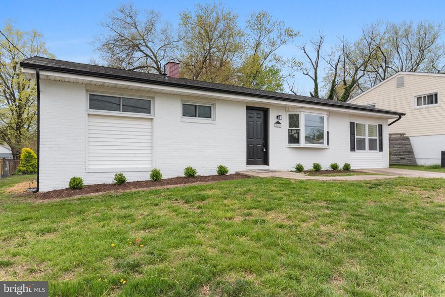 Welcome Home! This beautifully renovated rancher is a rare gem, perfectly blending modern updates with classic charm. Step inside to discover a stunning remodeled kitchen featuring sleek quartz countertops, brand new stainless steel appliances and stylish tile backsplash. Fully updated bathrooms offer a fresh, elegant feel that elevates the entire home-thoughtfully designed with today’s trends in mind.  Enjoy easy, single-level living with new flooring throughout, fresh paint, and upgraded lighting. Downstairs, the fully finished basement has a rec room with a full bathroom for added convenience. Rear deck overlooks fully fenced spacious yard that is deal for bbq's, relaxing or hosting guests. Ideally located just minutes from BWI Airport, major commuter routes, and local amenities, this home offers both convenience and comfort. *TAX RECORD SQFT IS INCORRECT-HOUSE IS 1,128 SQFT*