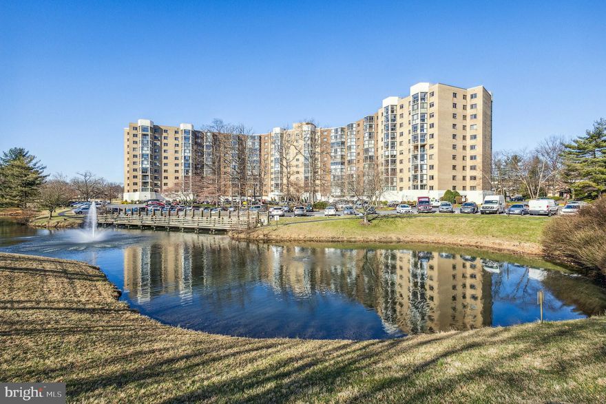 Welcome to this beautiful, sun-filled, tree-lined view in building one of The Greens in Leisure World.  This "F" Model provides two bedrooms and two full bathrooms and is a perfect space for you to call home.  The kitchen has been recently updated with a modern flair offering white cabinets and black Corian tops.  The cooktop stove and refrigerator fit comfortably near the washer and dryer positioned in the corner for efficiency.  The newly installed hardy plank vinyl flooring is bright and textured and plays comfortably with the wall color.  You will experience the subtle warmth of the morning sun and a relaxed evening shade as the building is sited for both exposures throughout the day.  As the midway point in the building, the elevator is near your journey to all Leisure World has to offer.  The building tucked between clubhouse One and Two allows you to spend part of your day on the golf course and the other in the indoor or outdoor pool.  You can also visit one of the two fully active clubhouses where you can enjoy a meal or take in a game of pool or just enjoy a glass of your favorite beverage.  This is an attractive offering.  Make sure you ask your agent to set an appointment.