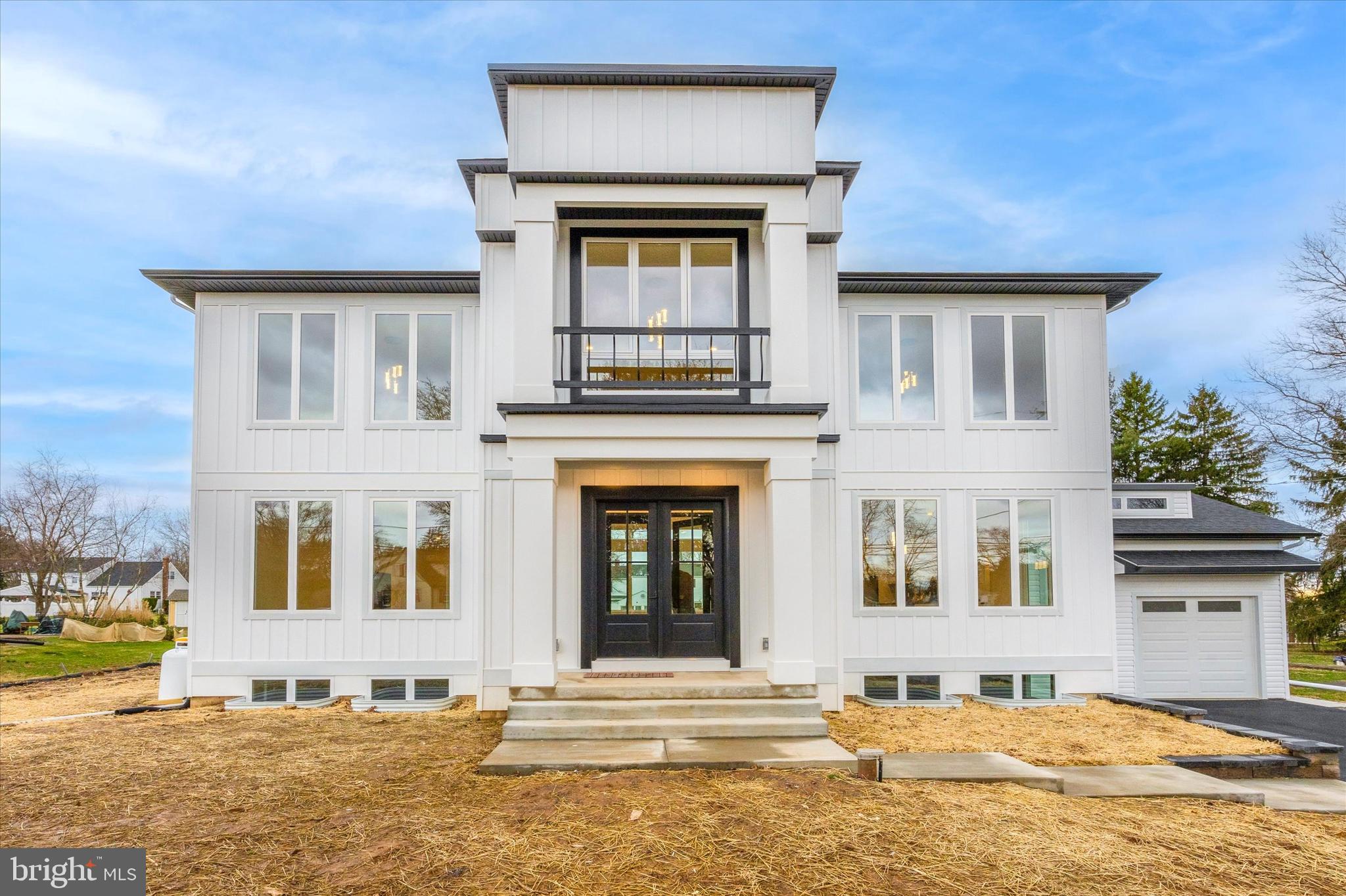 Located in the desirable Council Rock School District, this new home blends modern luxury with practical design. The sleek exterior features white siding with black trim. Natural light floods the open layout, showcasing a state-of-the-art kitchen with Black Forest countertops and a secondary kitchen area for appliances, keeping your main space pristine.
The bathrooms are modern havens with wall-mounted faucets and a master bath that offers a touch-controlled shower for perfect temperature settings. The custom staircase adds an artistic touch with its unique railing.
The home is insulated with spray foam for energy efficiency, and the bathroom includes a tasteful accent wall for privacy between the bath and shower. Each floor boasts 10-foot ceilings, creating an airy and expansive feel throughout the home. The 9-foot ceiling basement sets the tone for functional luxury with its pre-fabricated rough-in plumbing and partial finish, offering endless possibilities for customization.
With a two-car garage and ample outdoor space, this home is a perfect blend of style and function. Don't miss out on this must-see property.
The listing is managed by an agent who has a connection to it.