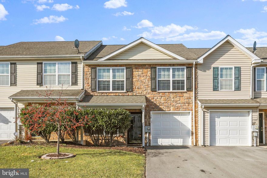 Welcome home to this beautiful, move-in ready townhome located in  the sought-after neighborhood of Briar Run! This 3bd/2.5bth home boasts a large living room, attractive kitchen, cathedral ceilings in dining room, half bath located on the main floor, and an attached garage. On the second level, you will find an oversized primary suite, complete with a walk-in closet, and en suite with updated modern sink and countertop. Two additional large bedrooms, and another full bath.  This home is located minutes from shopping, restaurants, and much more! Located right off of Rte 9 makes this home perfect for commuters as well!