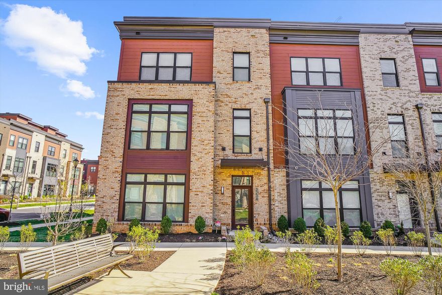 Stunning end unit 4 floor townhouse offering lots of light, private elevator to all levels, 4 spacious BDs, 4.5 baths, loft level, rooftop terrace, two car garage and gas fireplace. All chef inspired stainless steel appliances, with a large kitchen island topped with a waterfall quartz countertop. Two zone heating cooling, oven, microwave, Wi-Fi enabled garage and fridge . The 42-acre property is surrounded by preserve land and has an exceptional Community Center with outdoor pool, fitness center, yoga studio, sport court, onsite lifestyle coordinator and Amazon hub. Security system, high bandwidth Cat6E cable Wi-Fi access on all floors. Built with energy efficient features and materials. Minutes from major dining and shopping centers, parks, recreational facilities and schools.