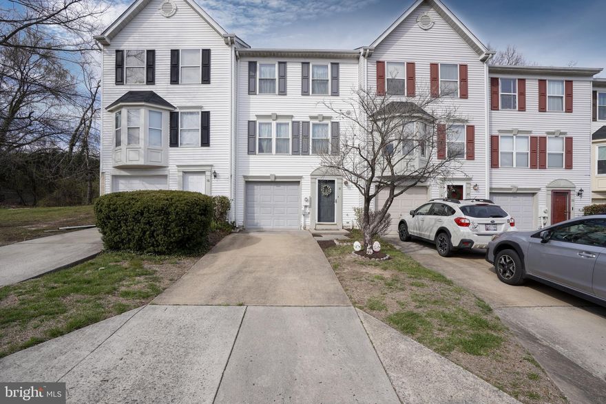 Welcome to this 3-level townhome, located near the end of a cul de sac, at a great price! This home features a convenient garage, family room & laundry on the entrance level. Upstairs is a spacious eat-in kitchen (island cart conveys) with a newer stove, half bath with gorgeous tile, & dining room & living room with durable laminate flooring.  The next level features 3 bedrooms, including the primary one with an attached updated bath, and also an updated hall bath. Neutral wall paint throughout. The roof is under 10 years old.  There is a spacious deck with access from the kitchen. This home is located close to CCBC, UMBC, State Park for hiking & biking,  public library, & the Village of Catonsville with shops, restaurants. Easy access to commuter routes, BWI & MARC  train. Come take a look!
Cash, hard money, or Non-Qualified Mortgage (QM) Loans ONLY.  No VA, FHA, or Conventional loans. Association's  Master Insurance Policy is low so typical loans will not work.