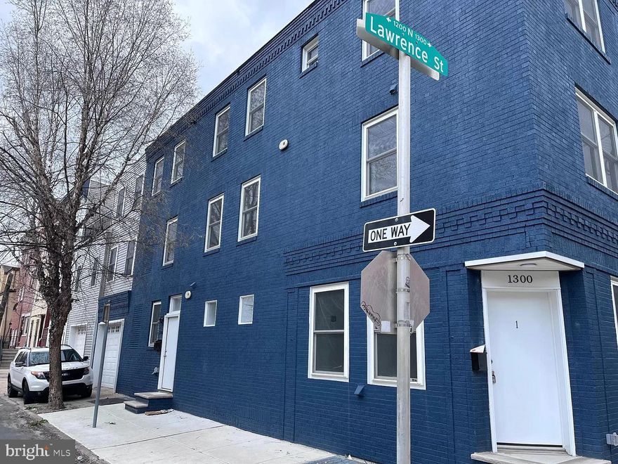 Welcome to 1300 N. Lawrence Street Unit 2! This building was completely renovated with high end finishes throughout and is ready for an immediate move-in. This corner unit, 2nd floor apartment features 3 bedrooms, 2 bathrooms and open air living and dining space. 2 of the bedrooms have their own full bathroom. Unit is complete with a full kitchen with luxury finishes including gas range, microwave, garbage disposal, dishwasher, refrigerator w/ ice maker, Quartz countertops, soft close cabinets. In-unit washer and dryer and recessed lighting throughout along with plenty of natural light from the windows. Close to all restaurants and bars in the Fishtown and Northern Liberties neighborhoods. Schedule your showing today! All square footage numbers are approximate and should be verified by the tenant.