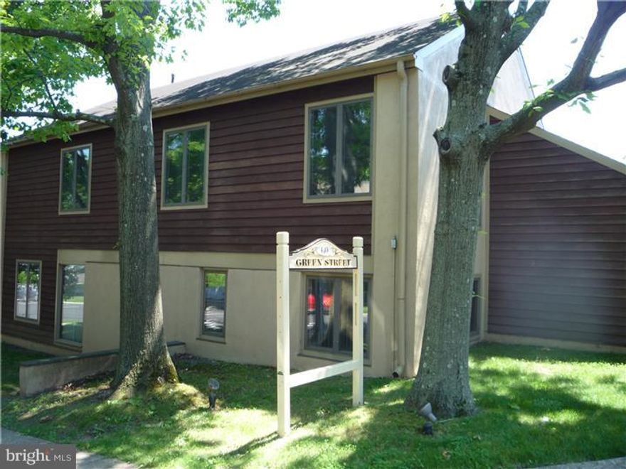 With a central Doylestown location only two blocks from State and Main, Green street is an ideal location for any business or practice. Designed by award-winning architect Lynn Taylor and built by Happ Contractors Inc., this contemporary building with its configurable style is an excellent investment opportunity. The building has upper and lower office spaces each with separate entrances and an optional Main Street entrance. It includes private, off-street parking for 10. Heating and air-conditioning systems are new. Previously rented by a dentist, the first floor opens to a reception and waiting room. Down the hallway and across the front are 4 rooms with large windows overlooking beautiful Mercer Museum Park. A private office, break room and two bathrooms complete the comfortable space. Upstairs areas include a waiting room, 3 offices offering panoramic, tree-top view of the park, a conference room and a bathroom. Available for lease for $2,246 per month + utilities for 1,497 sq.ft. on 1st floor, and $1,700 per month + utilities for 1,326 sq.ft. on 2nd floor. This innovative building offers convenient location, off street parking, charm, character and endless possibilities. Also listed for Lease MLS #6410975