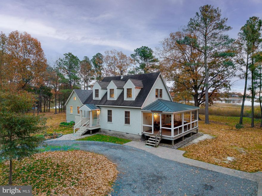 Discover your own Eastern Shore retreat at 4491 Bachelors Point Road in Oxford, MD. This exceptional 29-acre waterfront estate offers unrivaled privacy, 2,100 feet of pristine shoreline on Boone Creek, and effortless access to the Choptank River. The thoughtfully designed residence—completed initially in 2003 and extensively updated—features over 2,000± sq. ft., three bedrooms, and a newly completed 2023 primary suite with a walk-in closet and spa-style bath. Enjoy sweeping water and wildlife views from the expansive screened porch and spacious deck.

A separate apartment above the detached garage provides flexible space for guests, a home office, or rental income. The property also includes a 100-foot dock with water and electric (replanked in 2025) and sheltered waters ideal for small boats, kayaking, paddleboarding, and swimming.

Set within the highly sought-after Bachelor’s Point community, residents enjoy proximity to deepwater boat slips, a full-service boatyard, and Oxford’s charming boutiques, restaurants, festivals, and recreational amenities. Mature trees, abundant wildlife, and protected conservation acreage create a serene, low-maintenance setting perfect for a private getaway, hunting retreat, or investment opportunity.