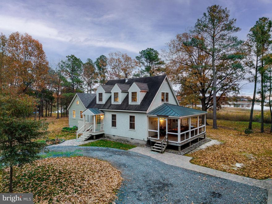 Discover your own Eastern Shore retreat at 4491 Bachelors Point Road in Oxford, MD. This exceptional 29-acre waterfront estate offers unrivaled privacy, 2,100 feet of pristine shoreline on Boone Creek, and effortless access to the Choptank River. The thoughtfully designed residence—completed initially in 2003 and extensively updated—features over 2,000± sq. ft., three bedrooms, and a newly completed 2023 primary suite with a walk-in closet and spa-style bath. Enjoy sweeping water and wildlife views from the expansive screened porch and spacious deck.

A separate apartment above the detached garage provides flexible space for guests, a home office, or rental income. The property also includes a 100-foot dock with water and electric (replanked in 2025) and sheltered waters ideal for small boats, kayaking, paddleboarding, and swimming.

Set within the highly sought-after Bachelor’s Point community, residents enjoy proximity to deepwater boat slips, a full-service boatyard, and Oxford’s charming boutiques, restaurants, festivals, and recreational amenities. Mature trees, abundant wildlife, and protected conservation acreage create a serene, low-maintenance setting perfect for a private getaway, hunting retreat, or investment opportunity.
