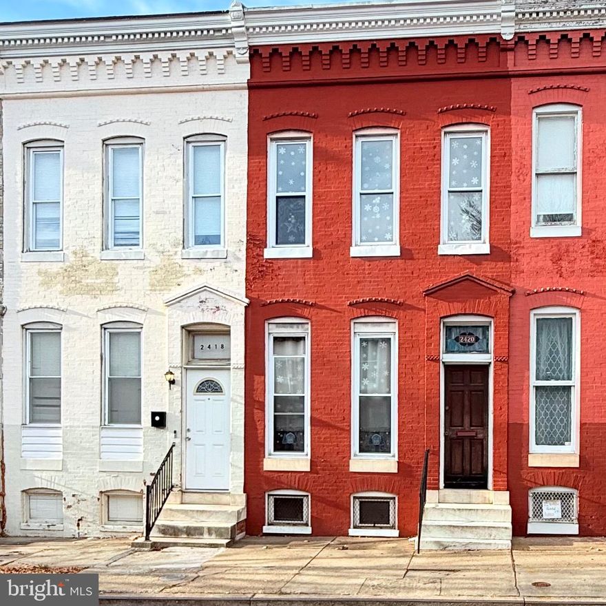 Positioned in the heart of West Baltimore and steps from the momentum rising in Reservoir Hill, this 3-bedroom, 1.5-bath townhome offers a strategic opportunity to buy low in a neighborhood experiencing active reinvestment.
The home presents a full renovation opportunity—ideal for a buyer, investor, or developer looking to design intelligently, maximize layout efficiency, and capture future value as the surrounding area continues to transform.
With close proximity to major corridors, Druid Hill Park, transportation, and ongoing residential development, this property sits in a prime location to capitalize on long-term growth.
Sold strictly as-is. Bring your vision and build into the next wave of West Baltimore revival.