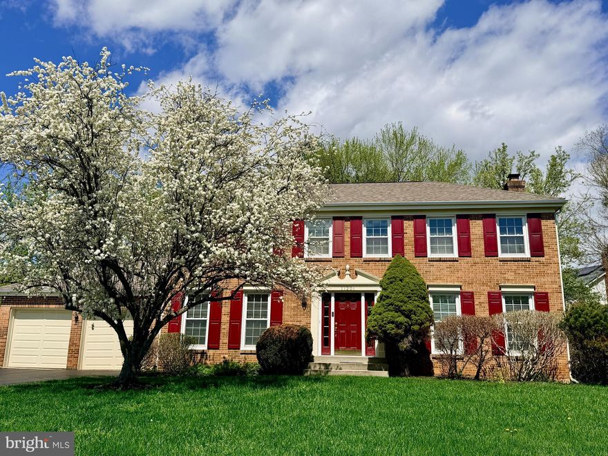 This stunning brick-front Colonial features 4 bedrooms, 2.5 bathrooms, and a 2-car garage, located in the desirable Dufief Mill community. The main level offers formal living and dining rooms, along with a spacious family room featuring a cozy fireplace. The kitchen includes a breakfast area, and sliding glass doors lead to a deck overlooking the backyard, where beautiful purple wisteria blooms create a charming outdoor setting.
Upstairs, the primary bedroom includes an en-suite bath, along with three additional bedrooms and a full hall bathroom. The finished basement includes a rough-in, providing the opportunity to add another room and bathroom.
The spacious 2-car garage is equipped with wall cabinets for convenient tool and hardware storage. This wonderful home is ideally located near shopping, dining, and major commuter routes. Enjoy living in a neighborhood filled with playgrounds, and parks, just minutes from the shops at Traville, Fallsgrove, Rio, and Kentlands, as well as Maryland’s scenic vineyards and farms, with easy access to I-270 and I-495.